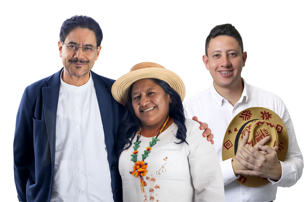 Iván Cepeda con líderes de Cundinamarca